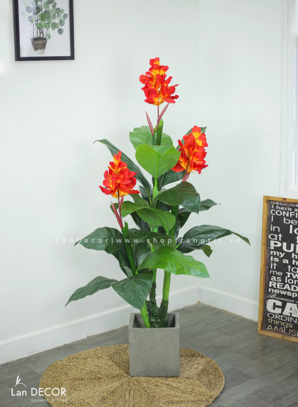 Cây tài lộc hoa trang trí nội thất đẹp 150cm - LC2083