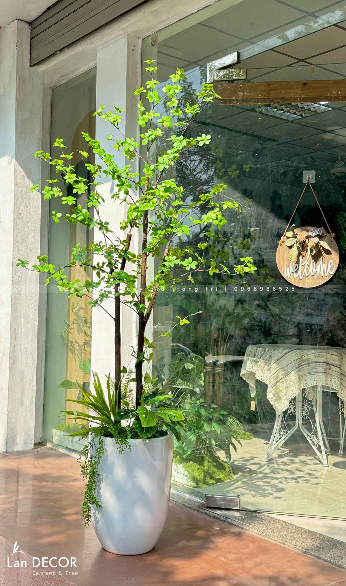 CHẬU CÂY THẠCH NAM NHẬT BẢN MIX TRANG TRÍ NỘI THẤT (180cm) - CC246-1 Mix