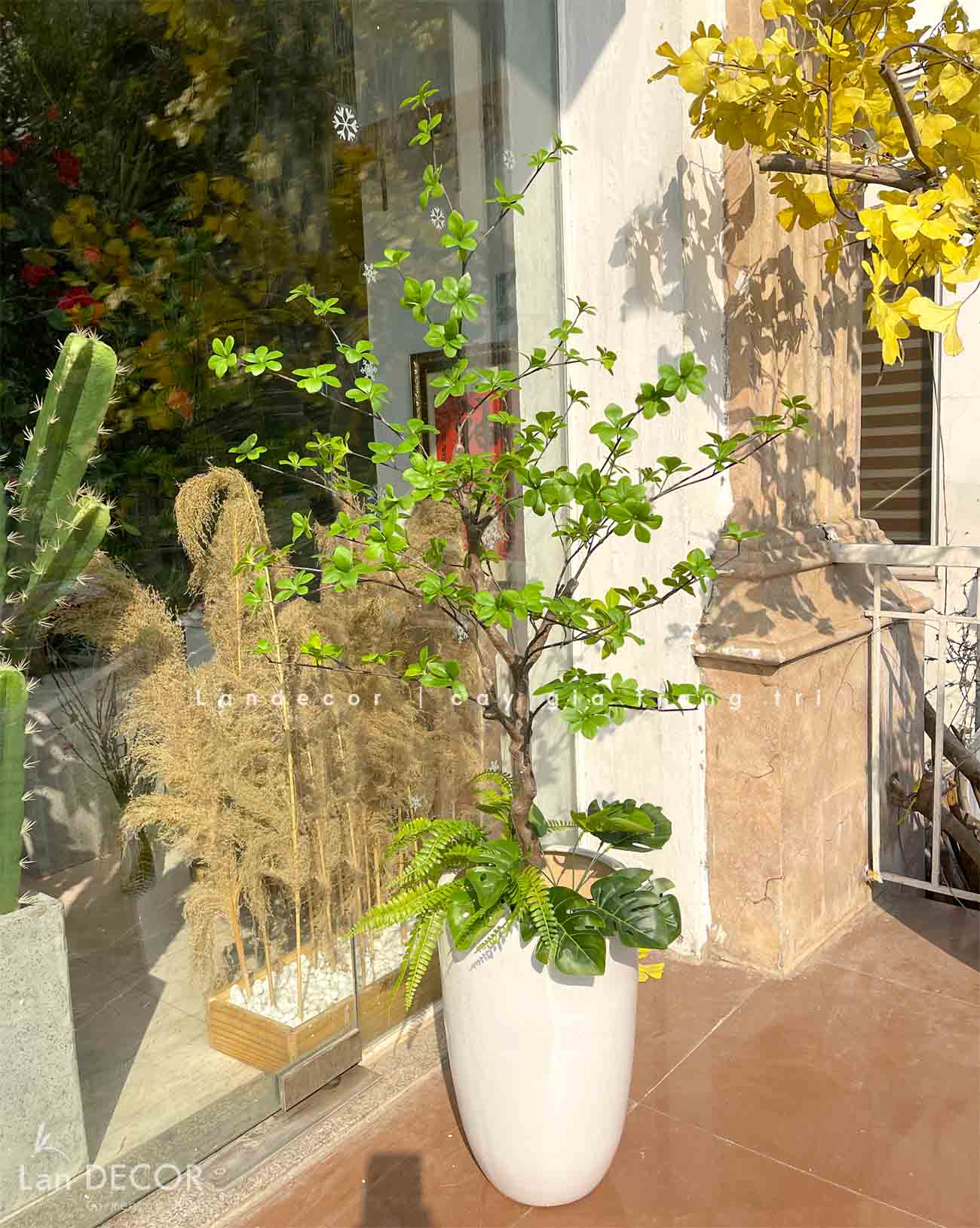 CÂY THẠCH NAM THIẾT KẾ (125CM) - CÂY TRANG TRÍ VĂN PHÒNG, CỬA HÀNG- CC799