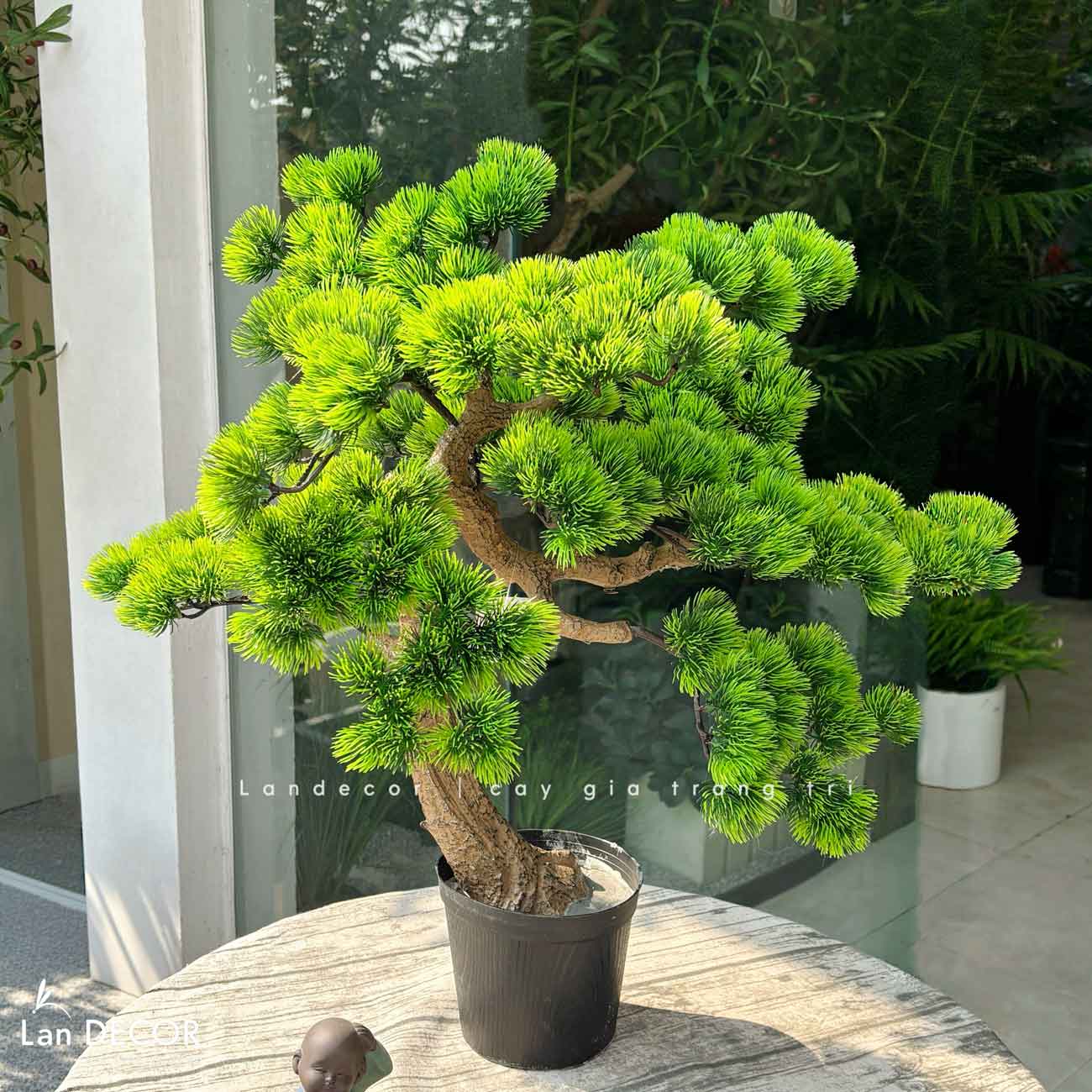 Cây Bonsai Thiết Kế - Cây Tùng Bonsai Giả Trang Trí (60cm)- CC1271