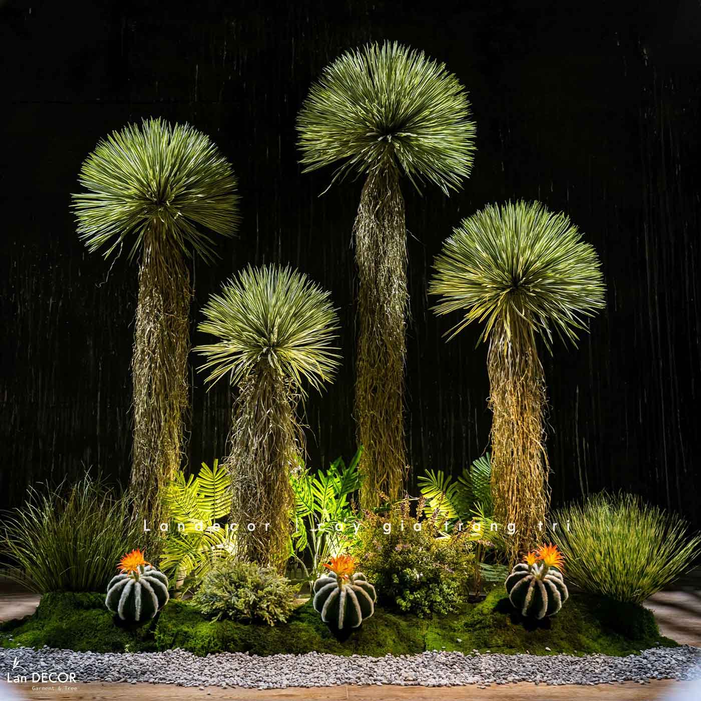 Cây Giả - Cây Yucca Lá Rủ Giả Trang Trí Nội Thất Hiện Đại, Độc Đáo (130cm)- LC3853