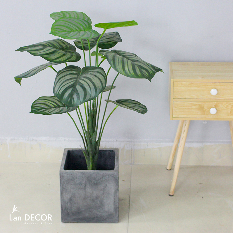 Cây lá táo giả cây cảnh trang trí nội thất (85cm) - LC2683-1