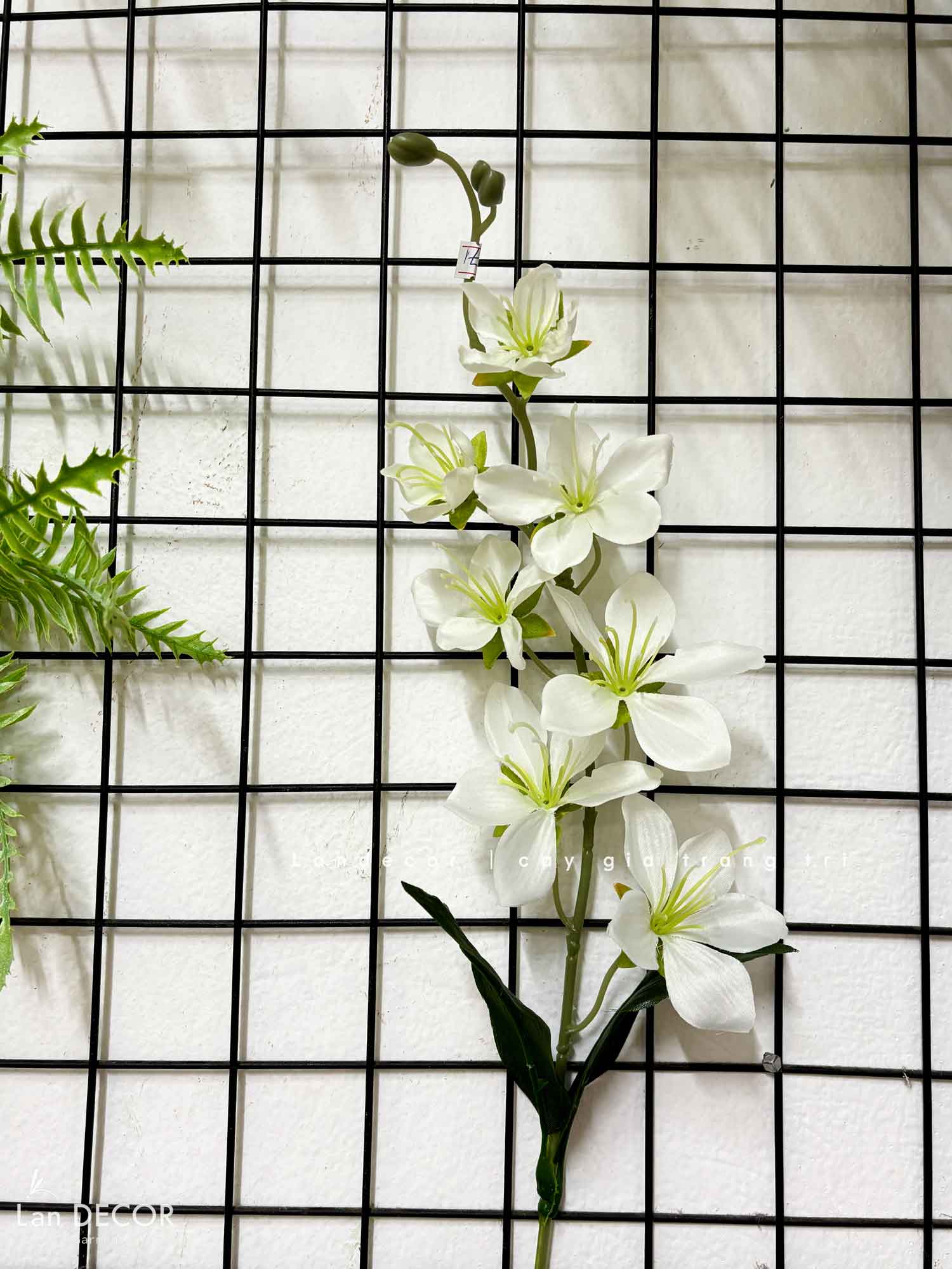 Cành Hoa Giả Decor- Cành Địa Lan Giả Decor Cửa Hiệu (70cm) - HC1271