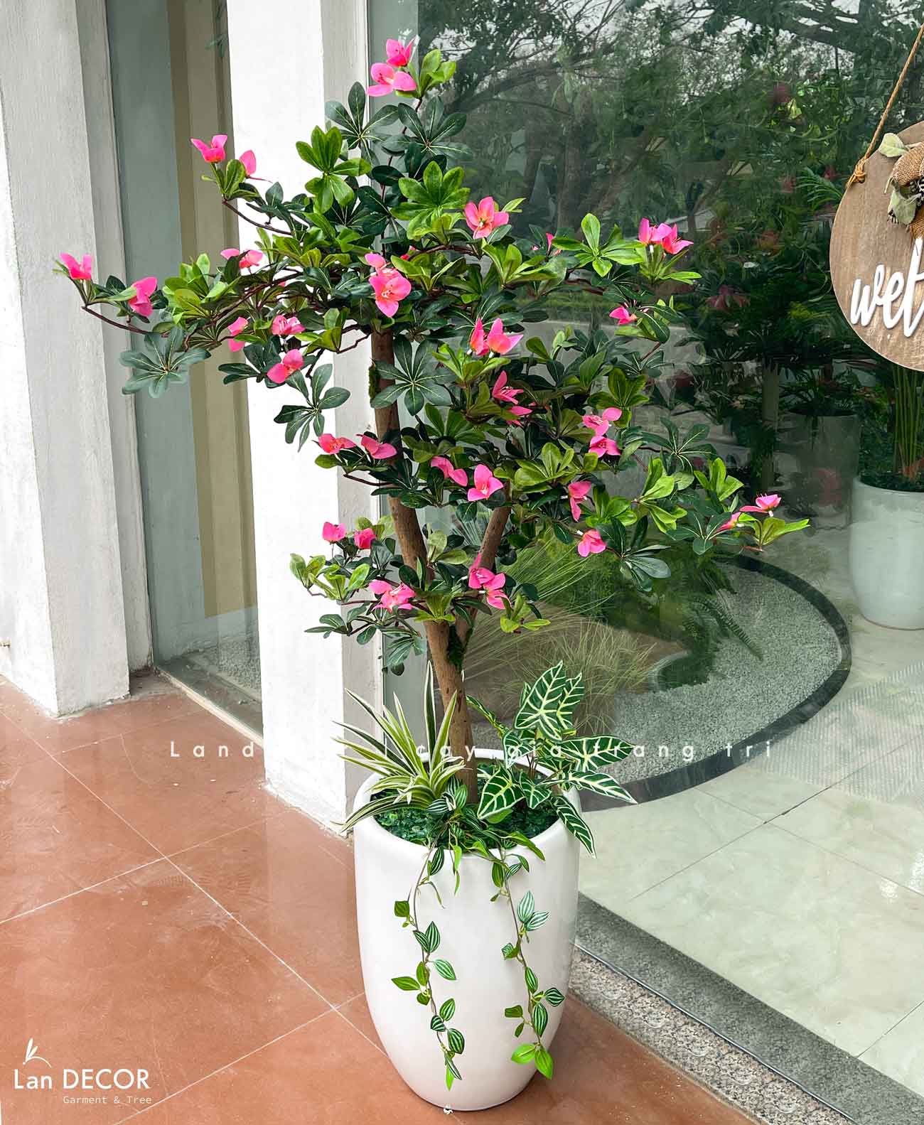 Cây Đỗ Quyên Thiết Kế Lan Decor (130cm)- CC959