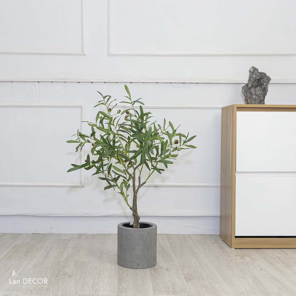 CÂY OLIU GIẢ TRANG TRÍ NHÀ HIỆN ĐẠI (85cm) - LC3043