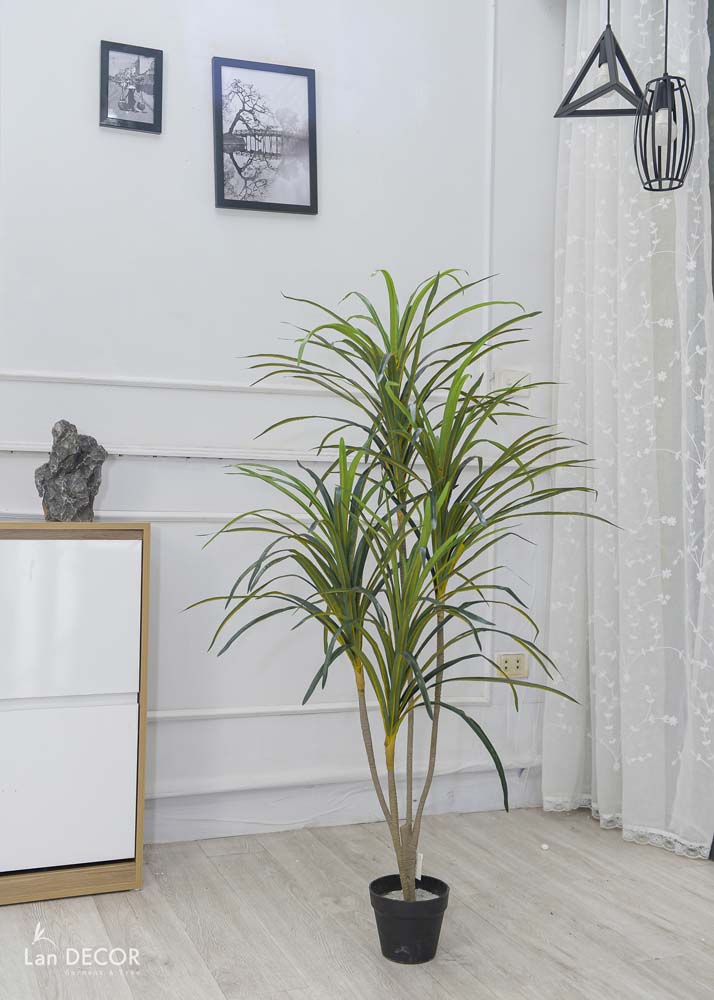 Cây Giả Trang Trí- Cây Phất Dụ, Cây Phú Quý Decor Nội Thất (125cm) - LC2902-3