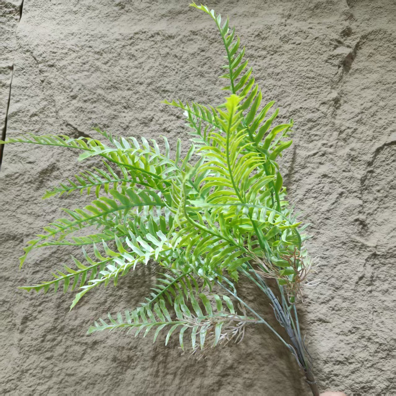 Dương Xỉ Giả Decor- Cành Dương Xỉ Giả Trang Trí Bồn Tiểu Cảnh (55cm, 7 nhánh)- HC1294