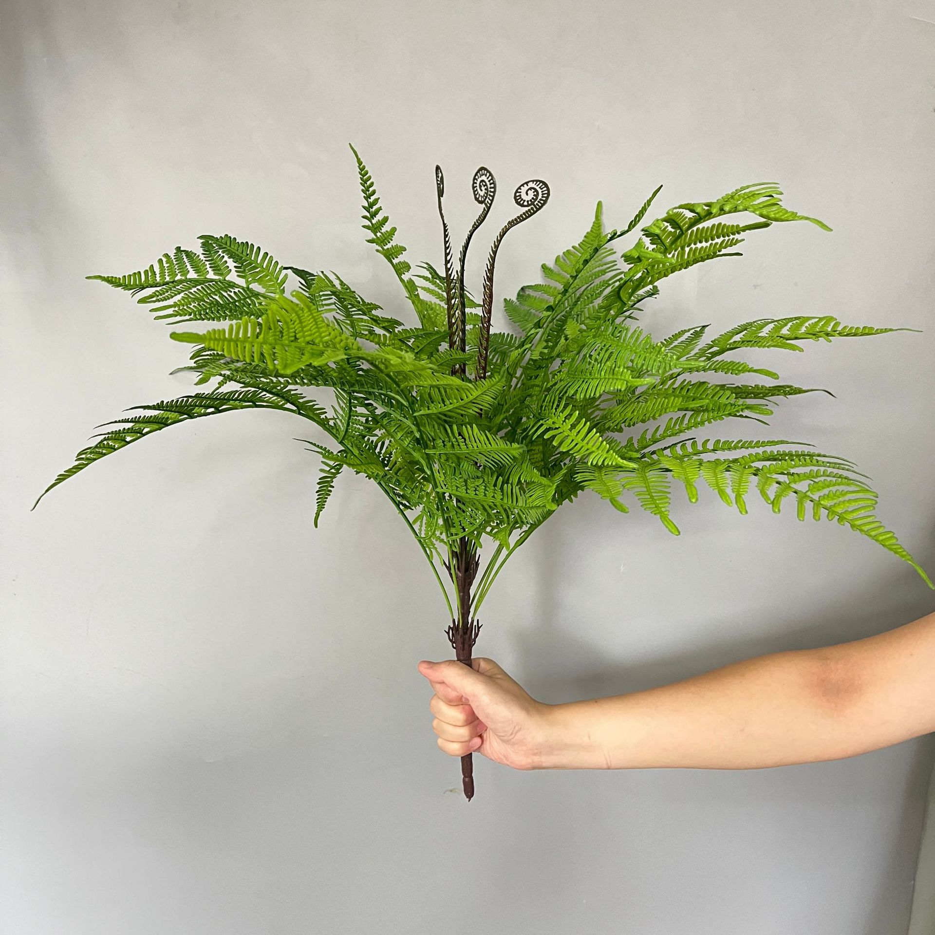 Cành Lá Giả Decor - Cụm Dương Xỉ Giả Decor Không Gian Xanh (60cm)- HC1267