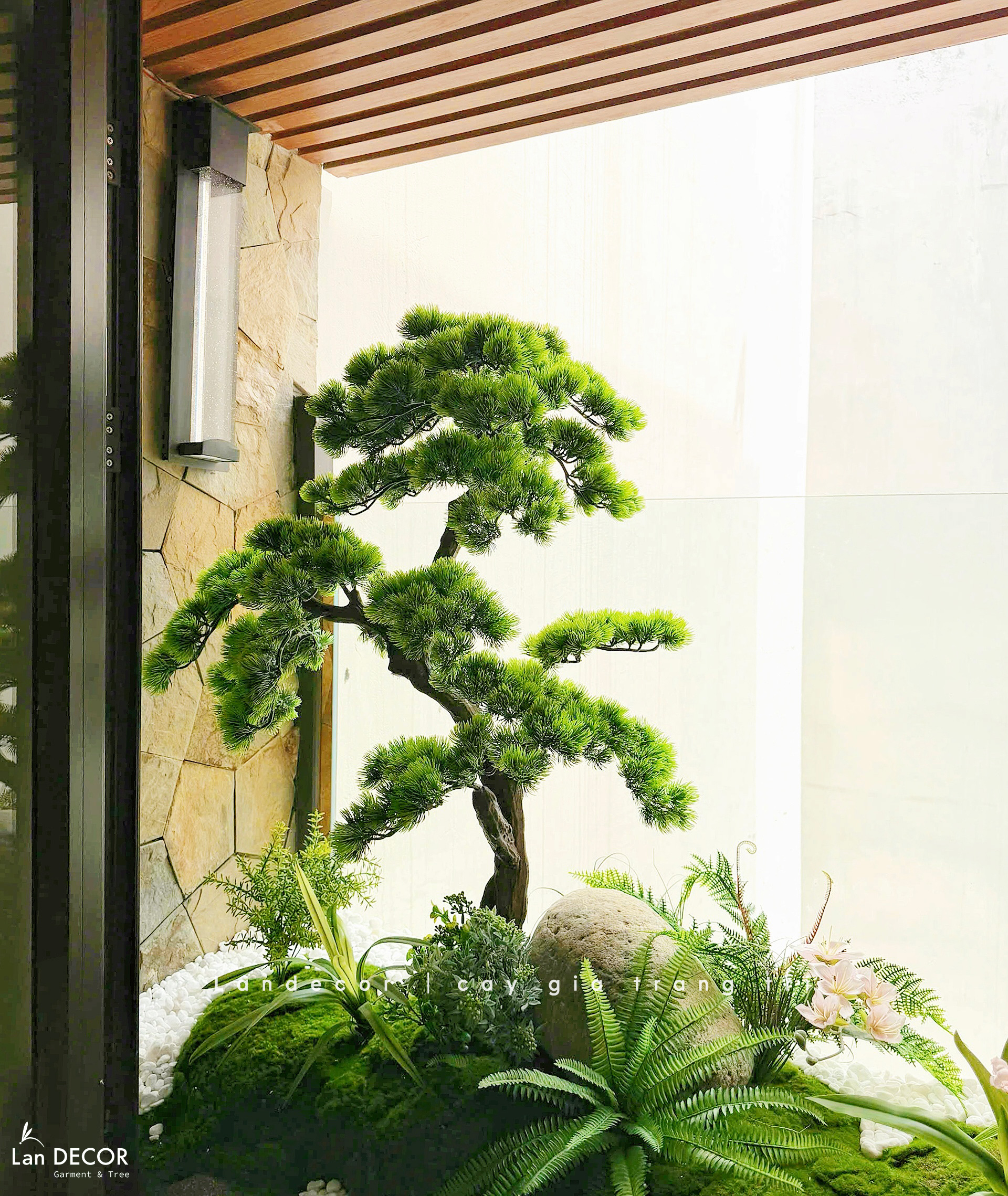 Thiết Kế Tiểu Cảnh Giả - Tiểu Cảnh Tùng Bonsai Nghệ Thuật Thiết Kế Không Gian Sống