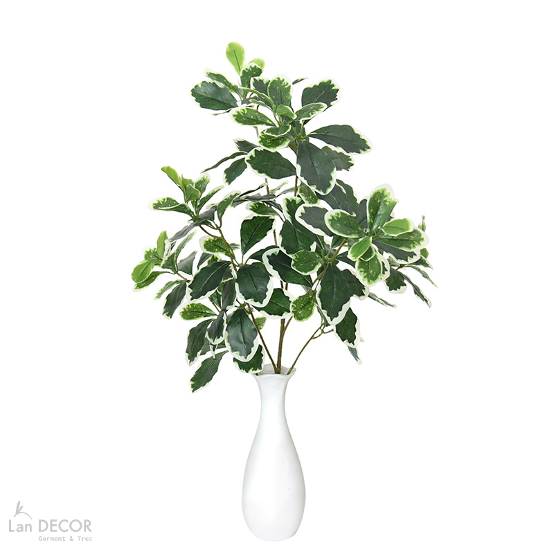Cành Lá Giả Decor- Cành Lá Chanh Mỹ Trang Trí Tiểu Cảnh (60cm)- HC1425