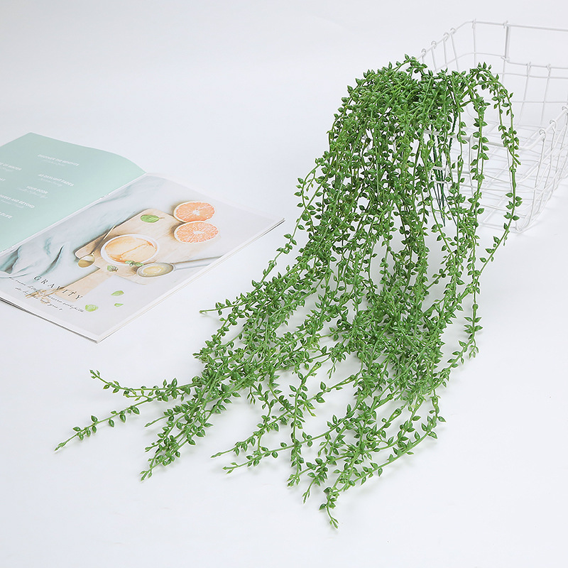 Cụm rủ hạt to xanh nhạt cụm rủ treo tường, ban công (65cm)- HC1139