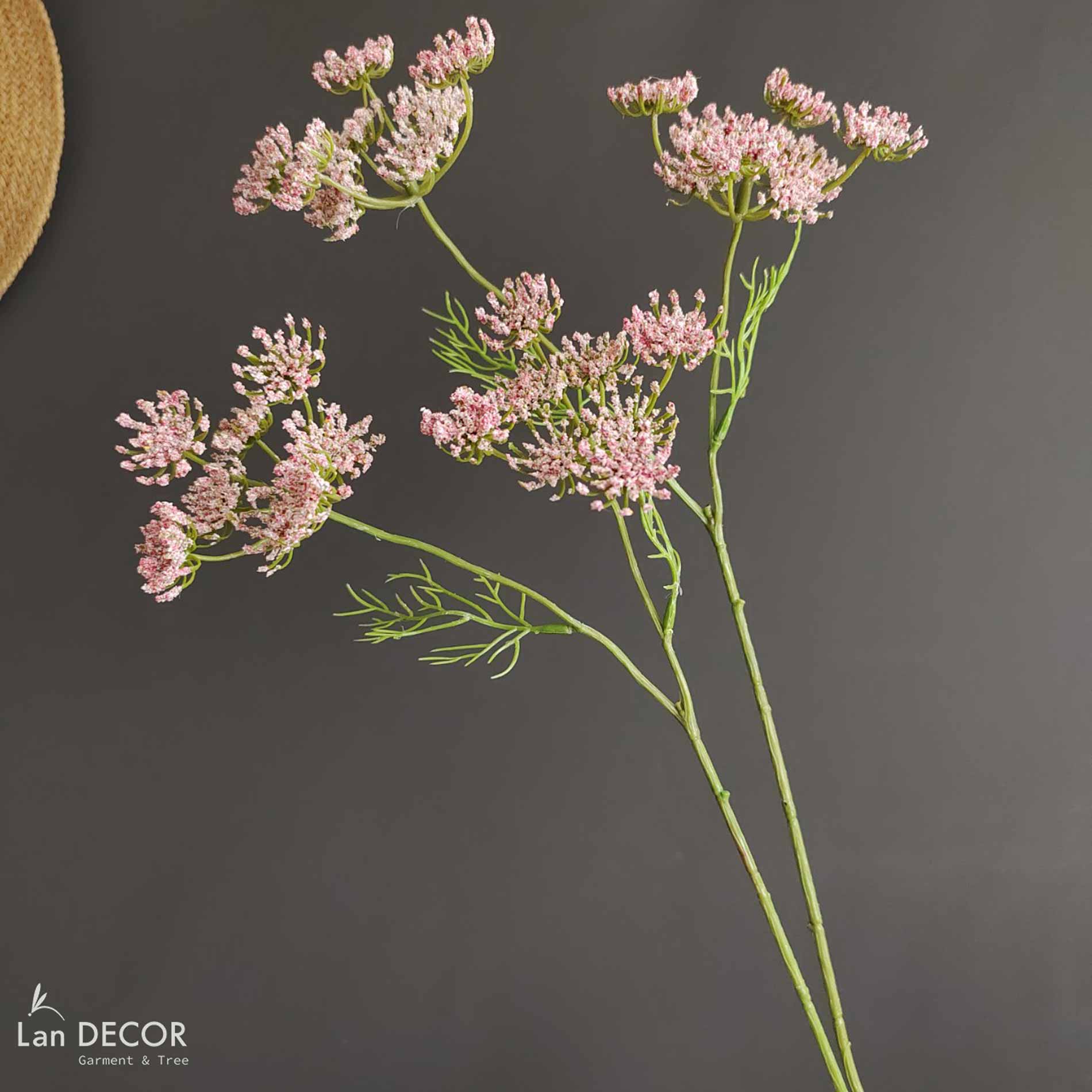 Hoa Gỉa- Cành Hoa Hồi Hương Giả Thiết Kế Không Gian (52cm)- HC1212