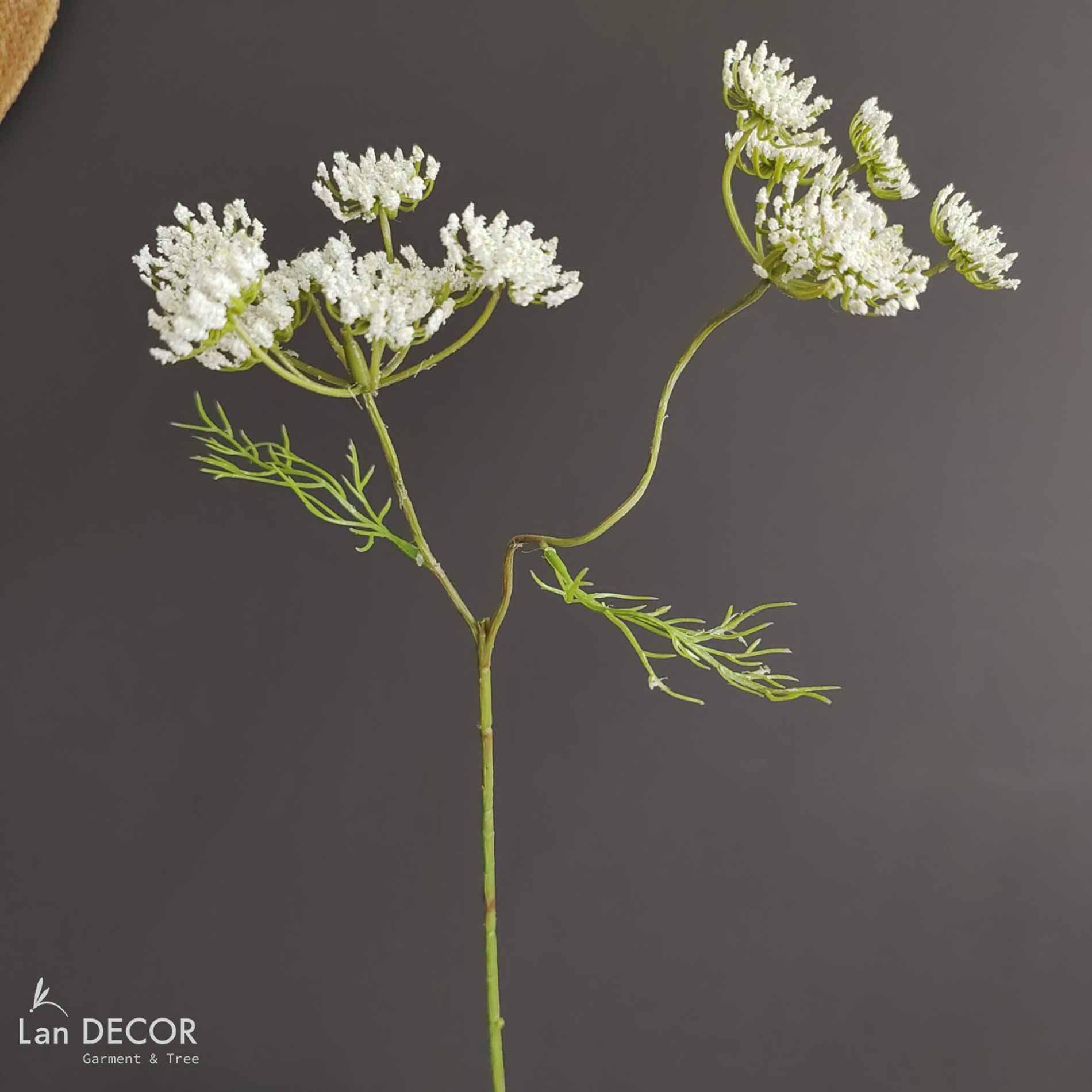 Hoa Gỉa- Cành Hoa Hồi Hương Giả Thiết Kế Không Gian (52cm)- HC1212