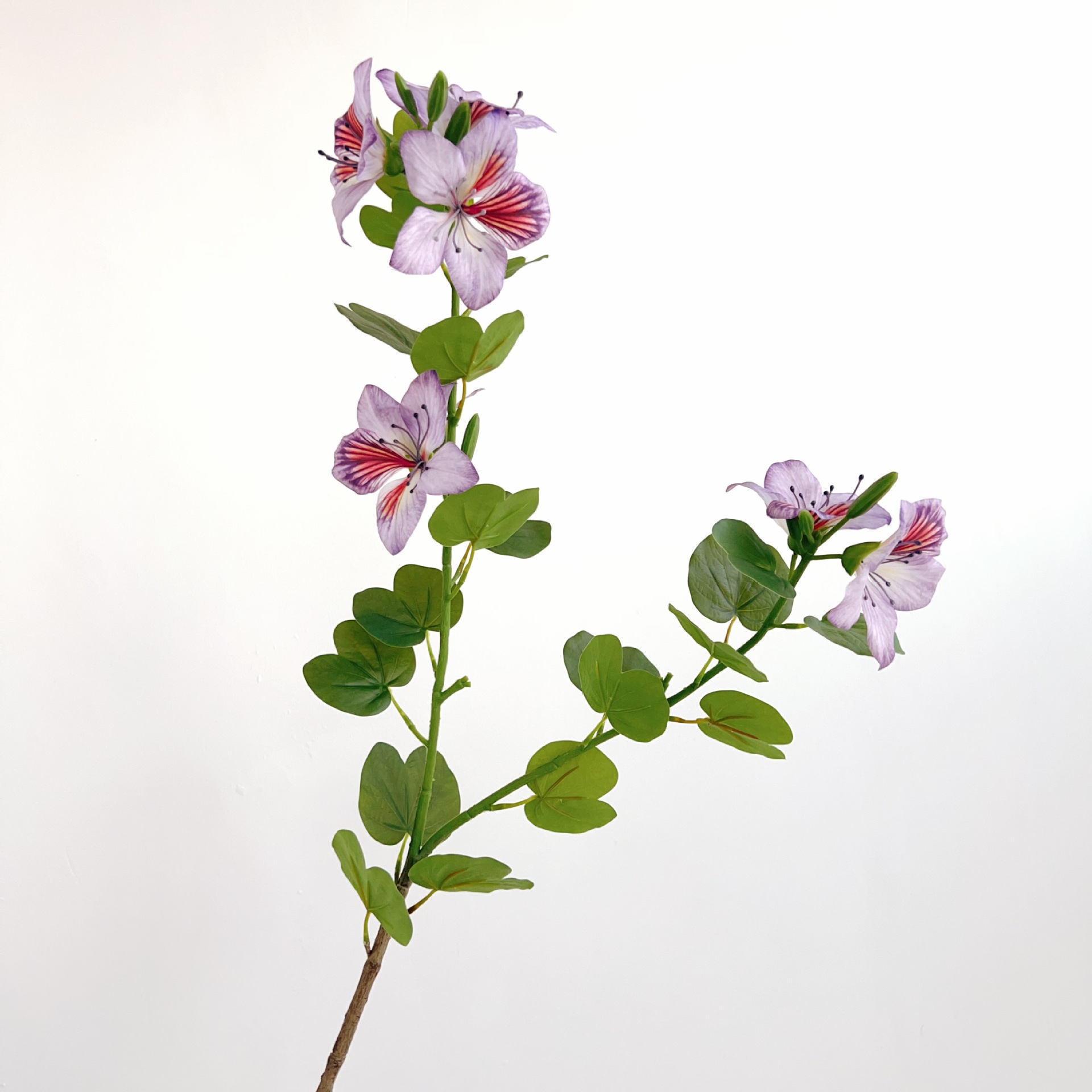 Hoa Giả- Cành Hoa Ban Thiết Kế Cây Hoa Giả, Trang Trí Tiểu Cảnh (90cm,7 hoa)- HC1297