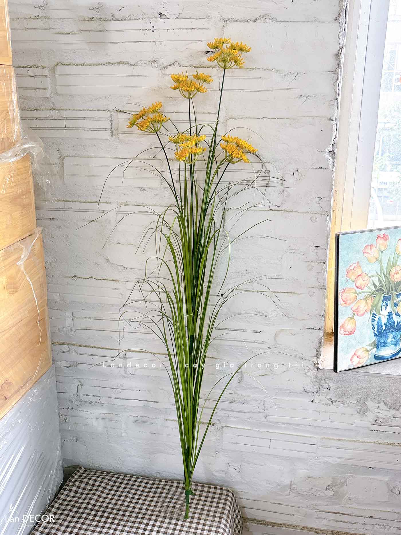 Hoa Hồi Hương Giả- Cành Hoa Hồi Hương Giả Trang Trí Chậu Cây, Bồn Tiểu Cảnh Đẹp Tự Nhiên- CC1085