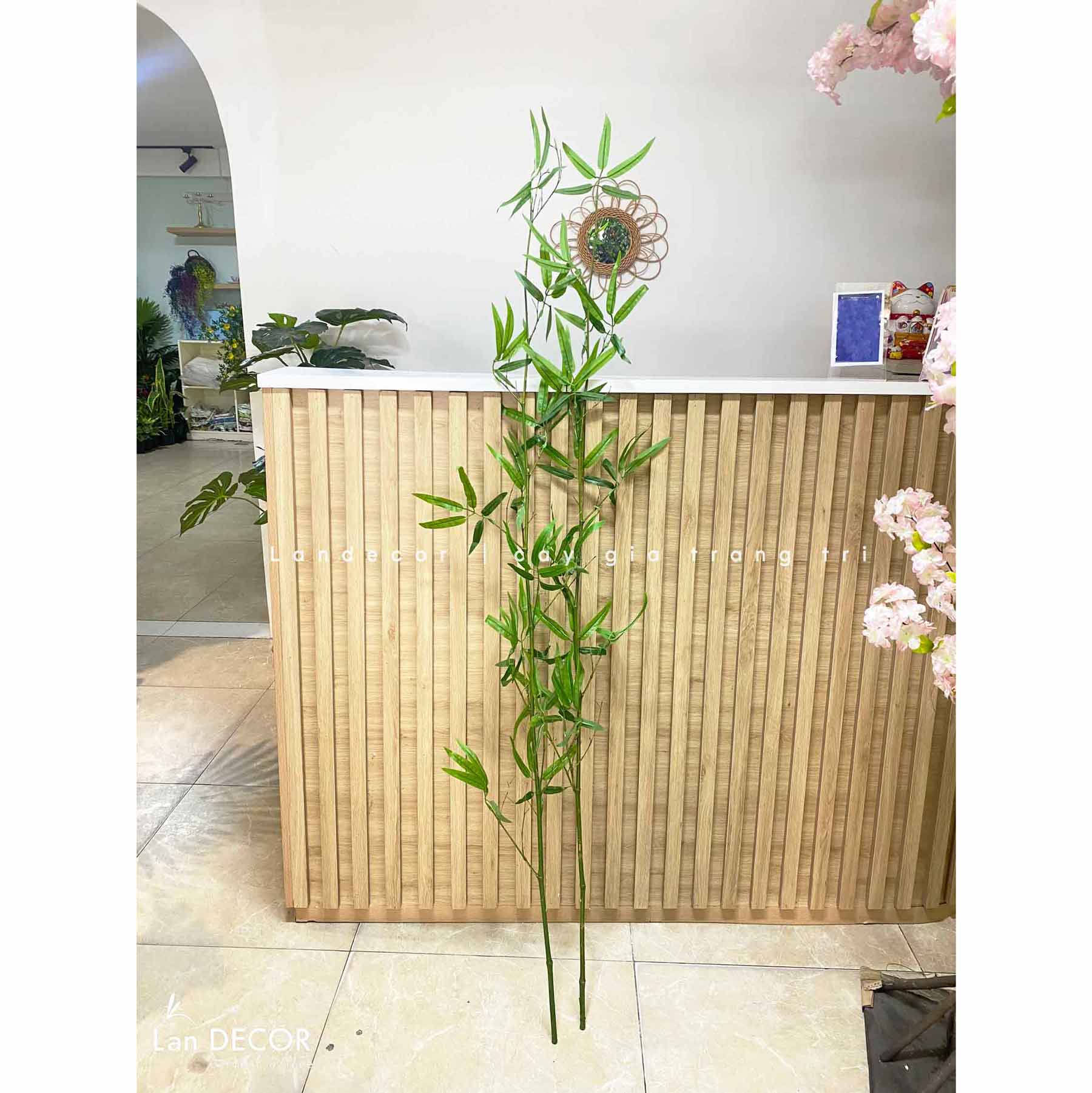 Trúc Quân Tử, Cây Trúc Giả Trang Trí Tiểu Cảnh, Nhà Cửa, Văn Phòng Sống Động ( Cao 1.5m)  -  HC759