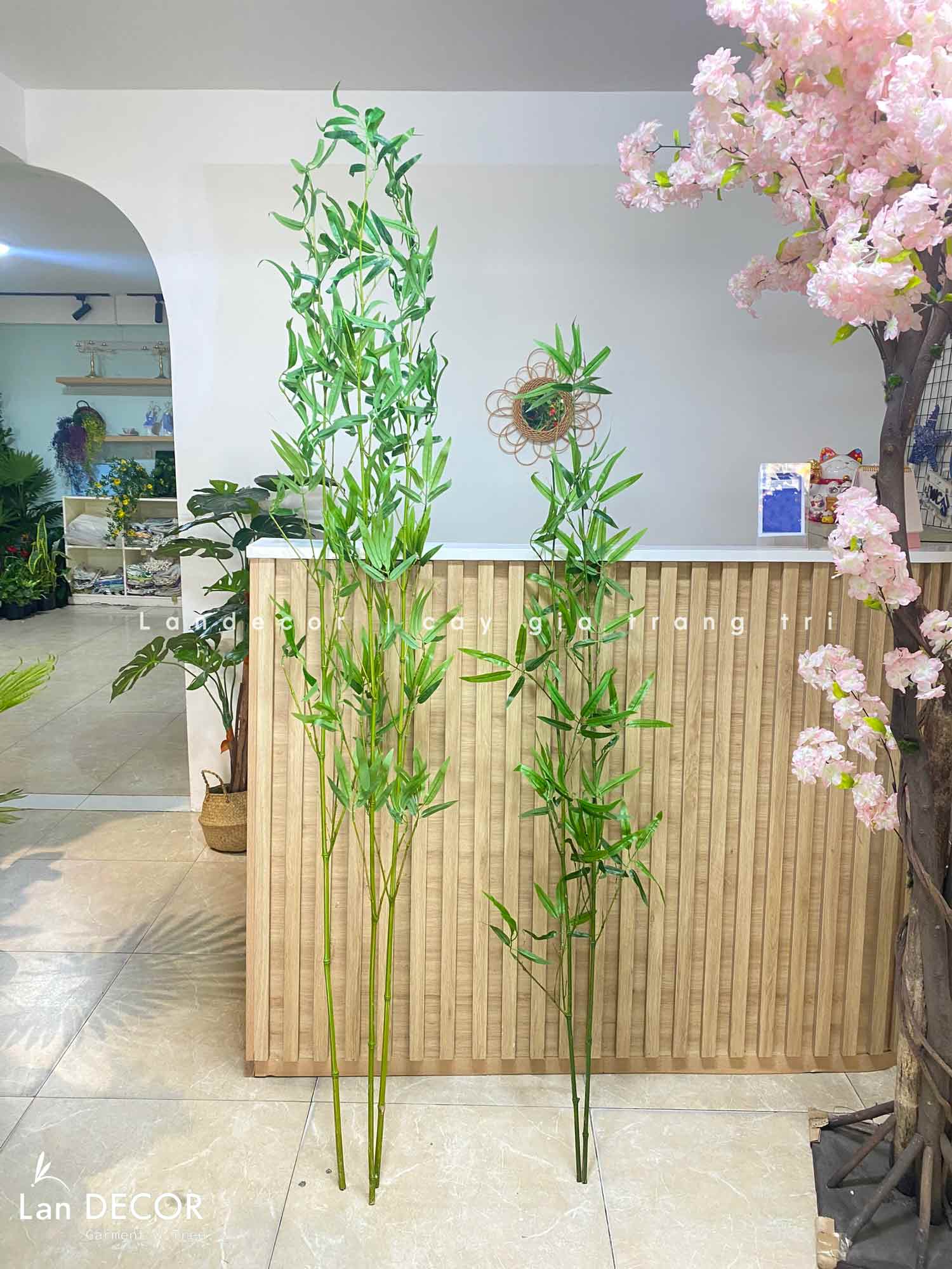 Trúc Quân Tử, Cây Trúc Giả Trang Trí Tiểu Cảnh, Nhà Cửa, Văn Phòng Sống Động ( Cao 1.5m)  -  HC759