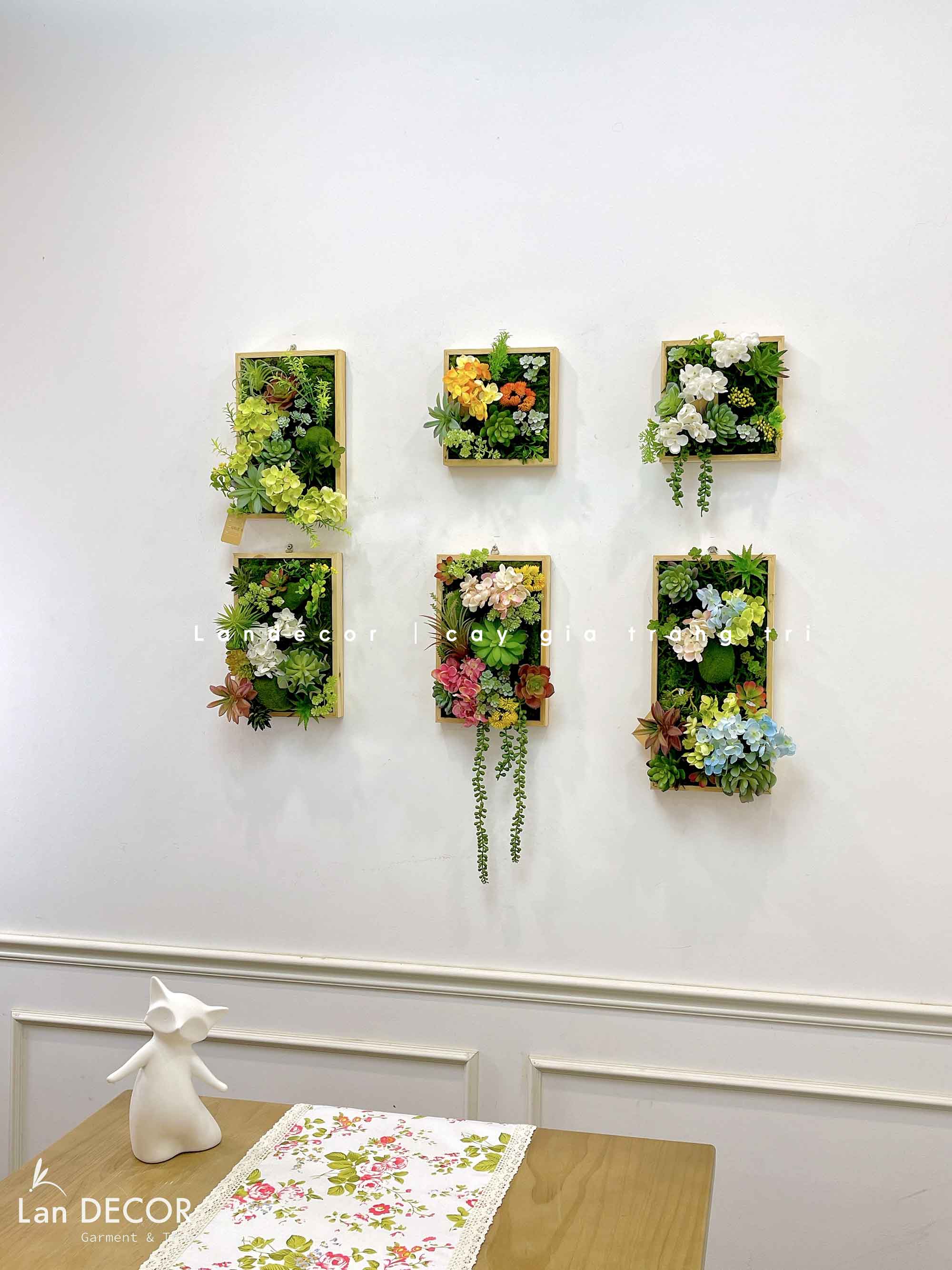 BỘ TRANH RÊU SEN ĐÁ TREO TƯỜNG DECOR ĐỘC ĐÁO, SANG TRỌNG