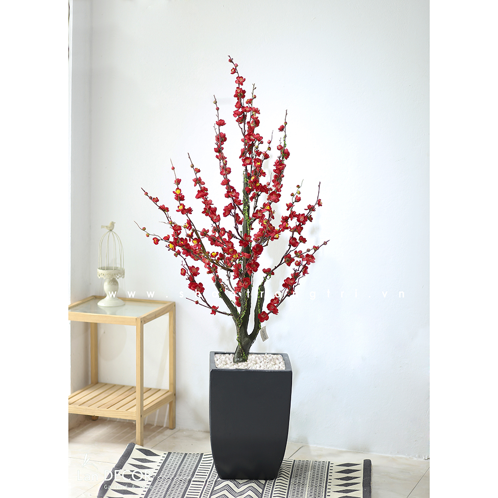 Cây đào bích trang trí nhà đẹp hiện đại (1,3m) - LC3015