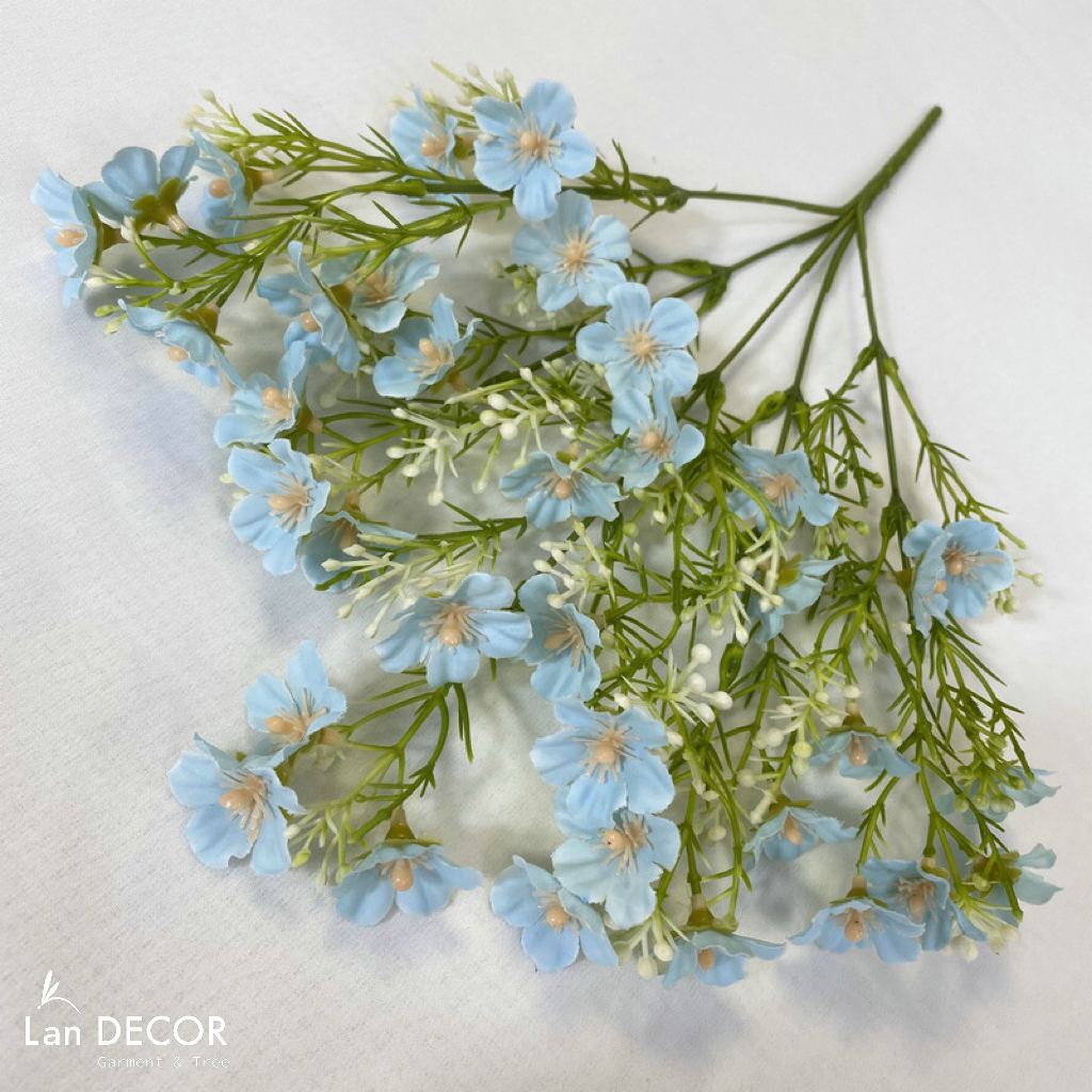Cành Hoa Giả- Cành Hoa Nhí 5 Nhánh Giả Decor (30cm)- HC1416