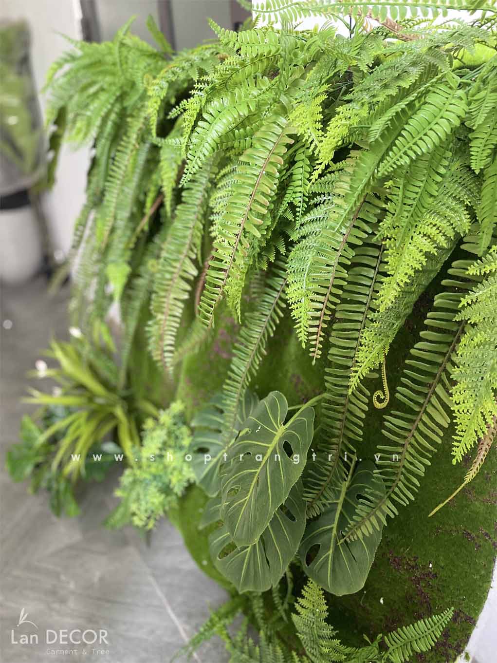 CÔNG TRÌNH TƯỜNG CÂY NHIỆT ĐỚI GIẢ- TC01, TC02