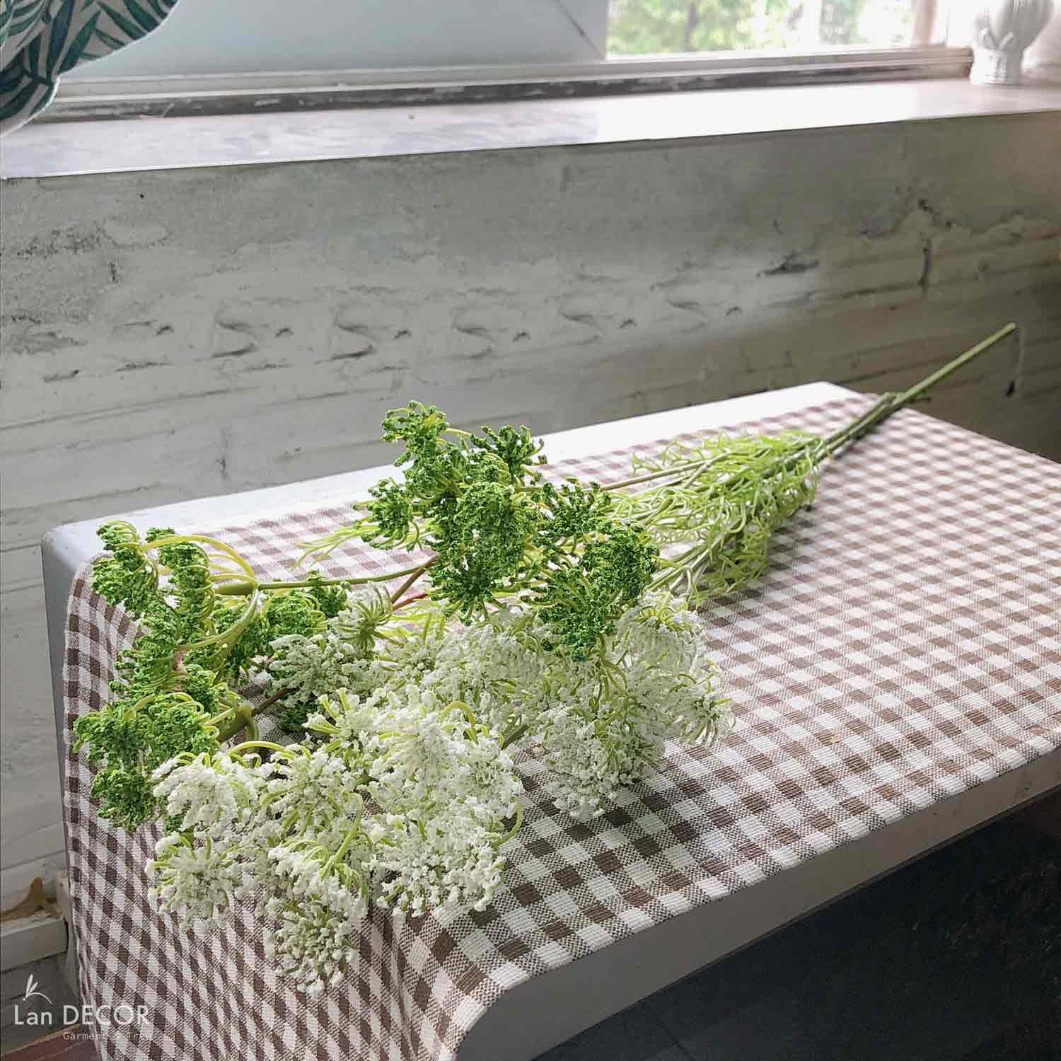 Hoa Giả- Cành Hoa Hồi Hương Giả Trang Trí Tự Nhiên (80cm) - HC1163