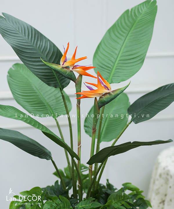 CÂY HOA THIÊN ĐIỂU TRANG TRÍ TIỂU CẢNH (120CM) - LC3018-2 MIX