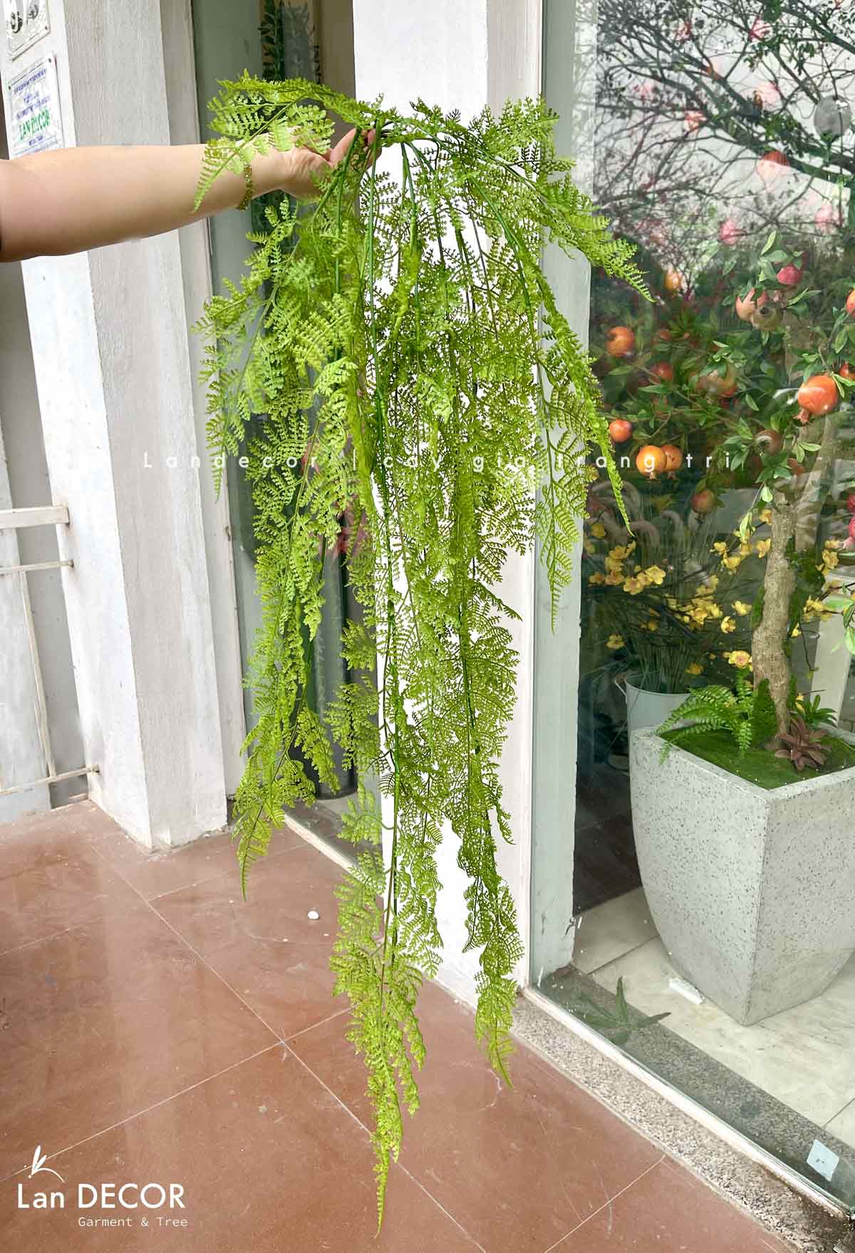 CÀNH LÁ GIÁ- CÀNH MĂNG RỦ XANH ĐẸP TỰ NHIÊN (110CM) - HC1174