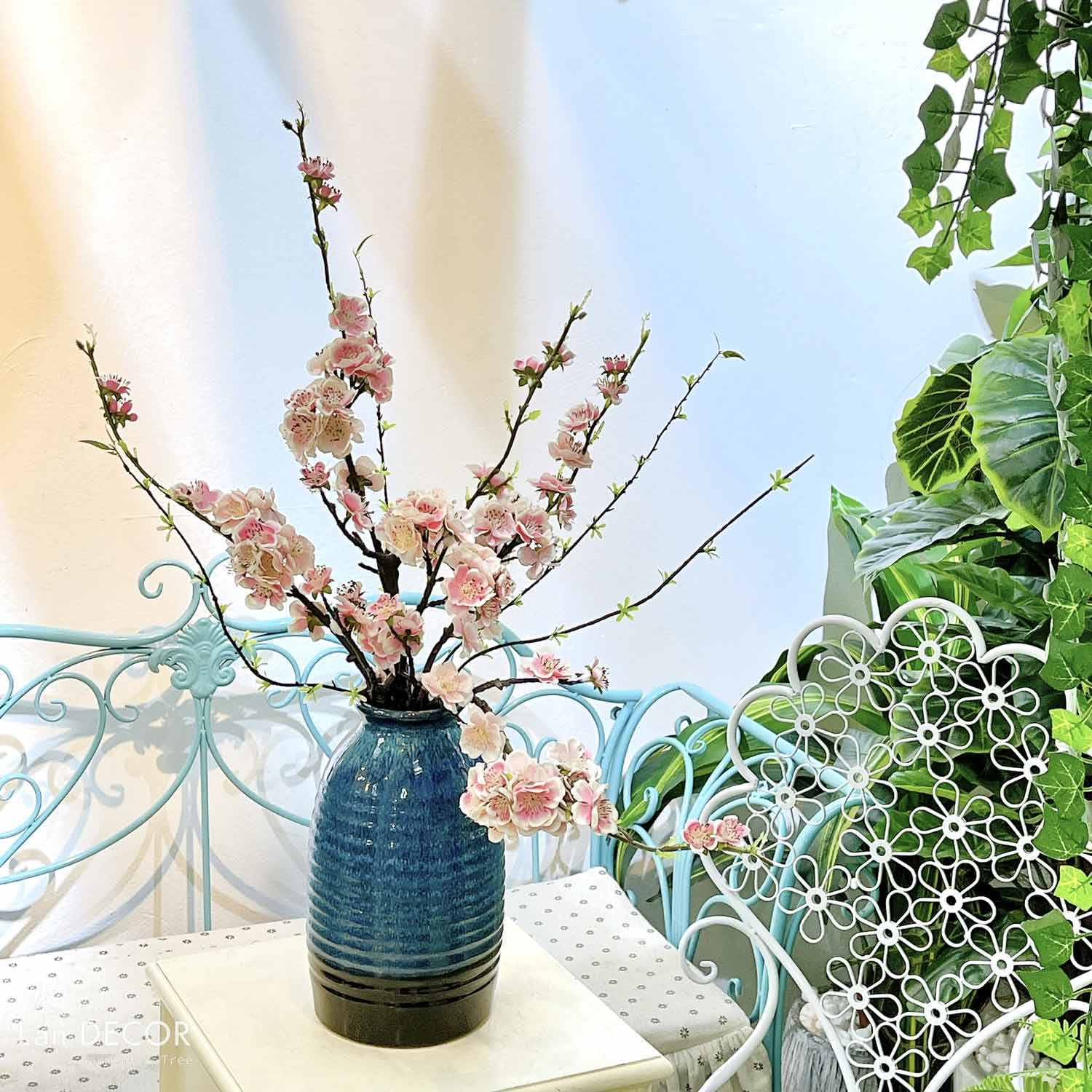 TRANG TRÍ NHÀ ĐẸP ĐÓN TẾT VỚI BÌNH ĐÀO HỒNG- BH1205