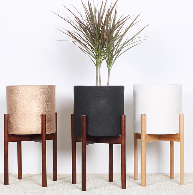 KG101 - KỆ TRỤ GỖ ĐỠ CÂY (26CM)