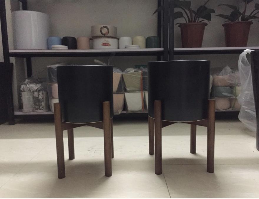 KG101 - KỆ TRỤ GỖ ĐỠ CÂY (26CM)