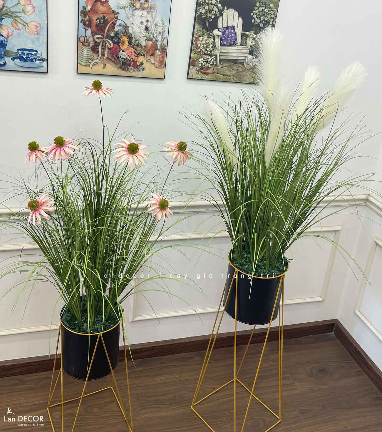 Hoa Cúc Mỹ Giả - Kệ Hoa Cúc Mỹ Trang Trí Nhà Đẹp, Thu Hút (cao 125-140cm, tán 50-60cm)- CC1110