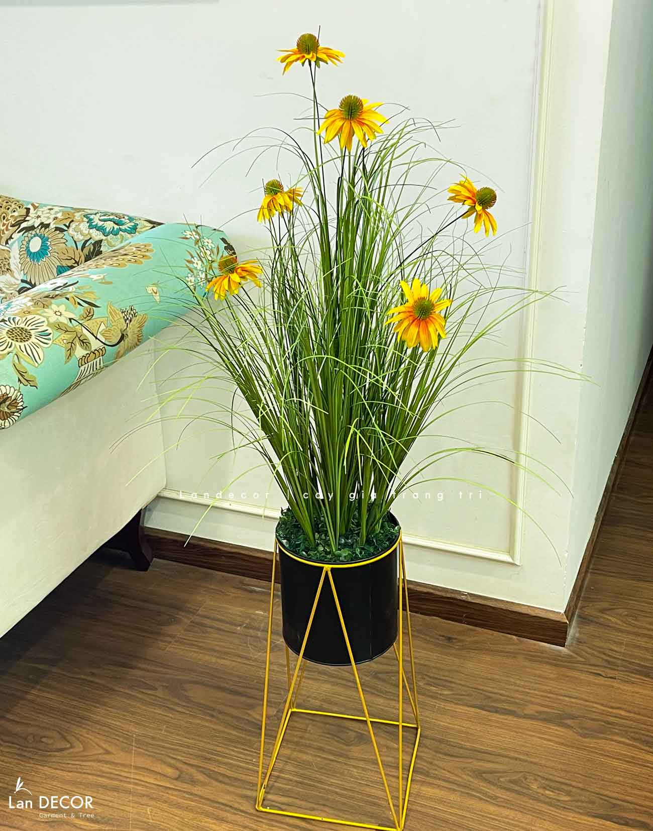 Hoa Cúc Mỹ Giả - Kệ Hoa Cúc Mỹ Trang Trí Nhà Đẹp, Thu Hút (cao 125-140cm, tán 50-60cm)- CC1110