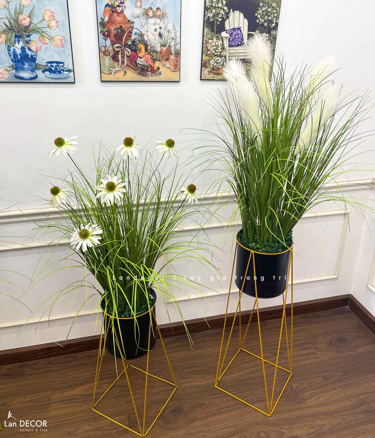 Hoa Cúc Mỹ Giả - Kệ Hoa Cúc Mỹ Trang Trí Nhà Đẹp, Thu Hút (cao 125-140cm, tán 50-60cm)- CC1110