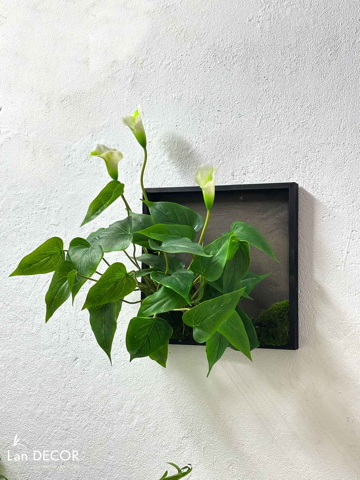 Tranh hoa treo tường trang trí nhà vintage- KTH030 (30x30cm)