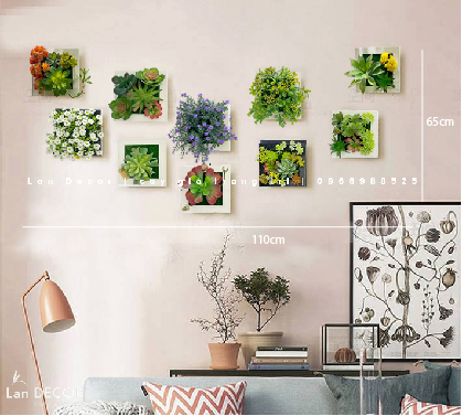 Khung tranh rêu treo tường trang trí nghệ thuật- KTR017