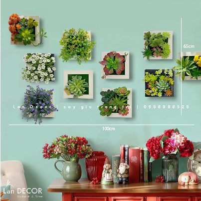 Khung tranh rêu treo tường trang trí nghệ thuật- KTR017