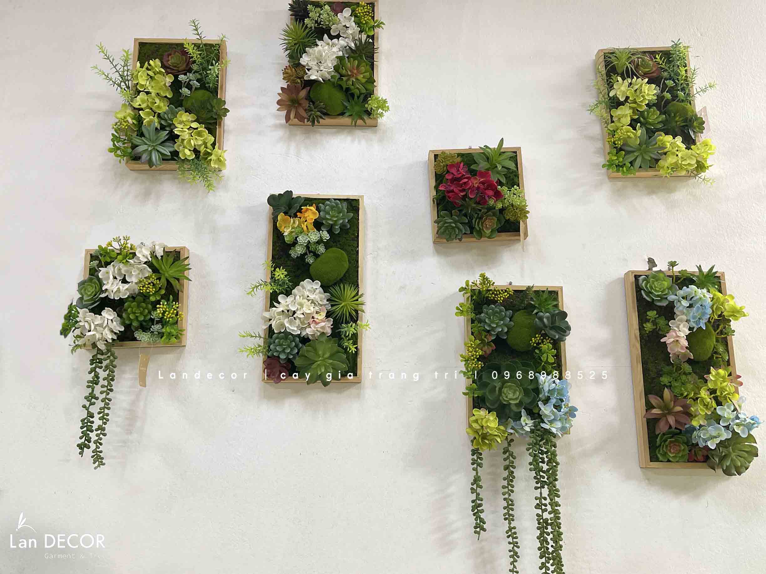 BỘ TRANH RÊU SEN ĐÁ TREO TƯỜNG DECOR ĐỘC ĐÁO, SANG TRỌNG