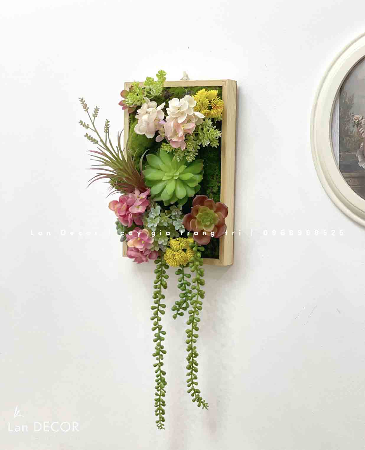 TỔNG HỢP CÁC MẪU KHUNG TRANH CÂY, SEN ĐÁ TREO TƯỜNG ĐỘC ĐÁO, TỰ NHIÊN