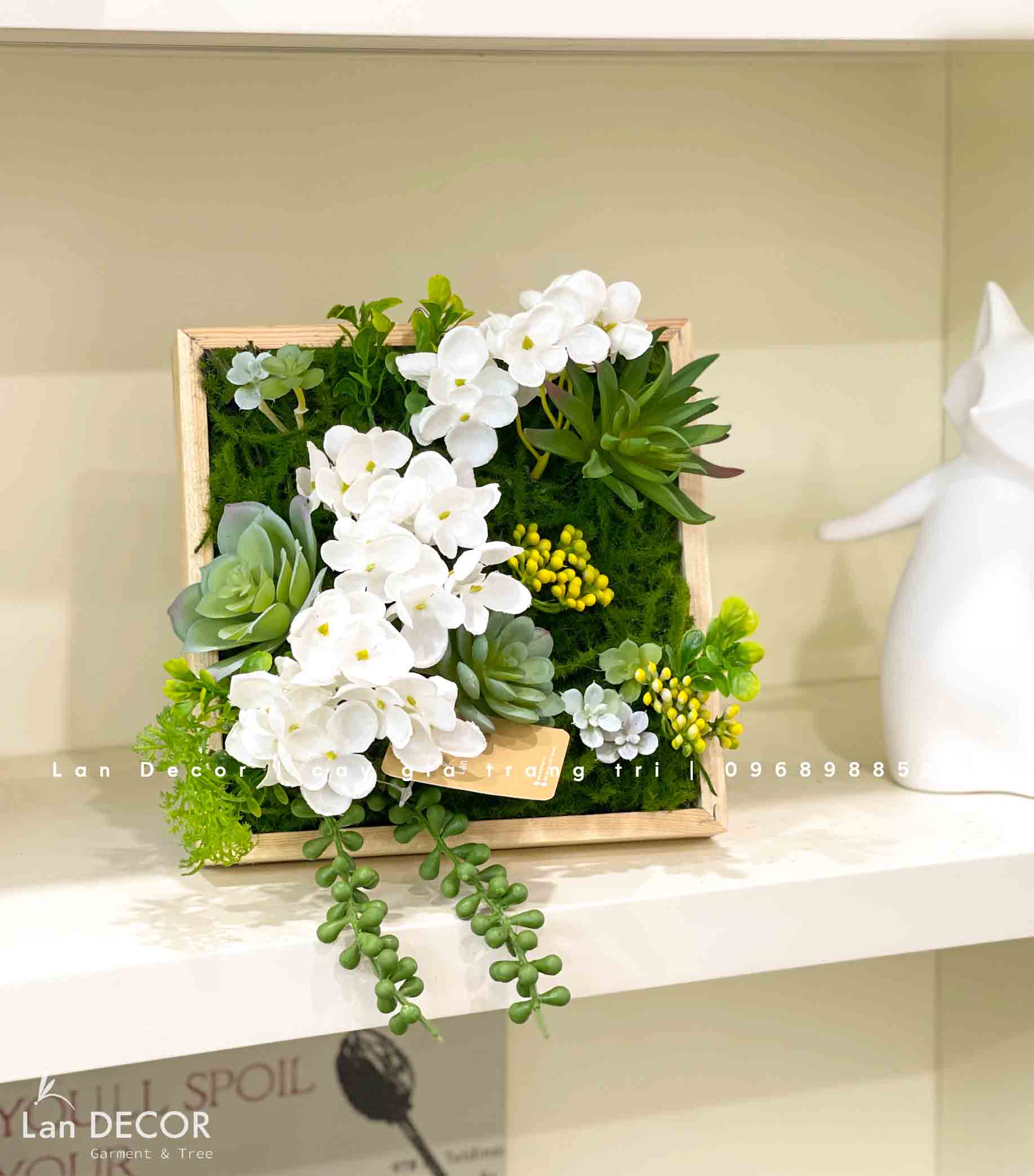 TỔNG HỢP CÁC MẪU KHUNG TRANH CÂY, SEN ĐÁ TREO TƯỜNG ĐỘC ĐÁO, TỰ NHIÊN