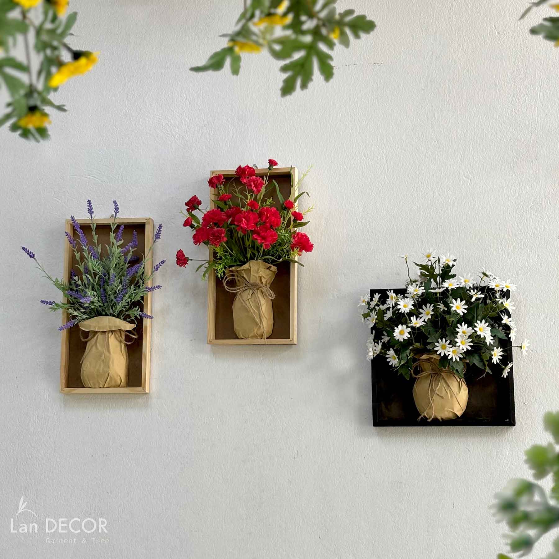 Tranh hoa treo tường phong cách hiện đại- KTH031 (20x40cm)