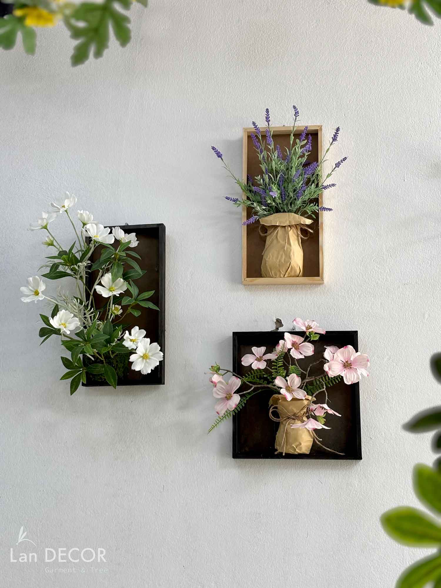 Tranh hoa treo tường phong cách hiện đại- KTH031 (20x40cm)