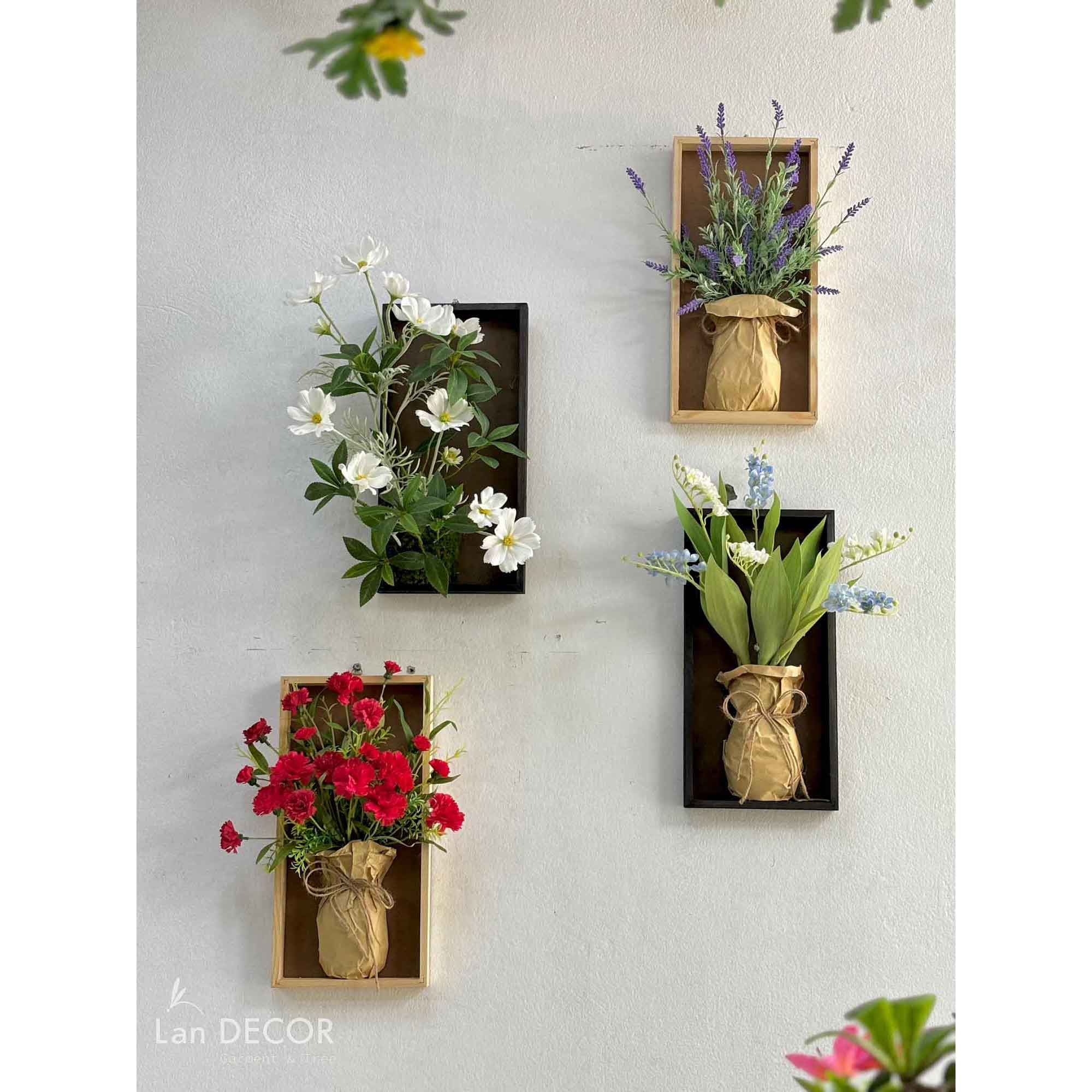 Tranh hoa treo tường phong cách hiện đại- KTH031 (20x40cm)