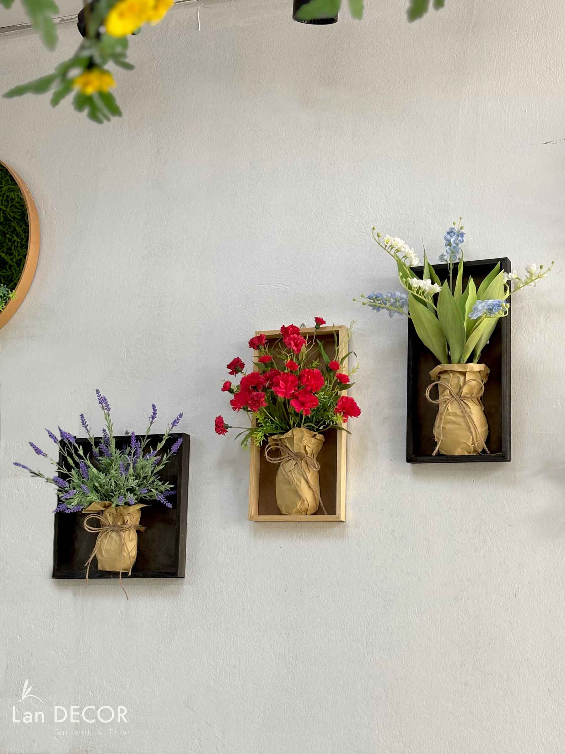 Tranh hoa treo tường phong cách hiện đại- KTH031 (20x40cm)