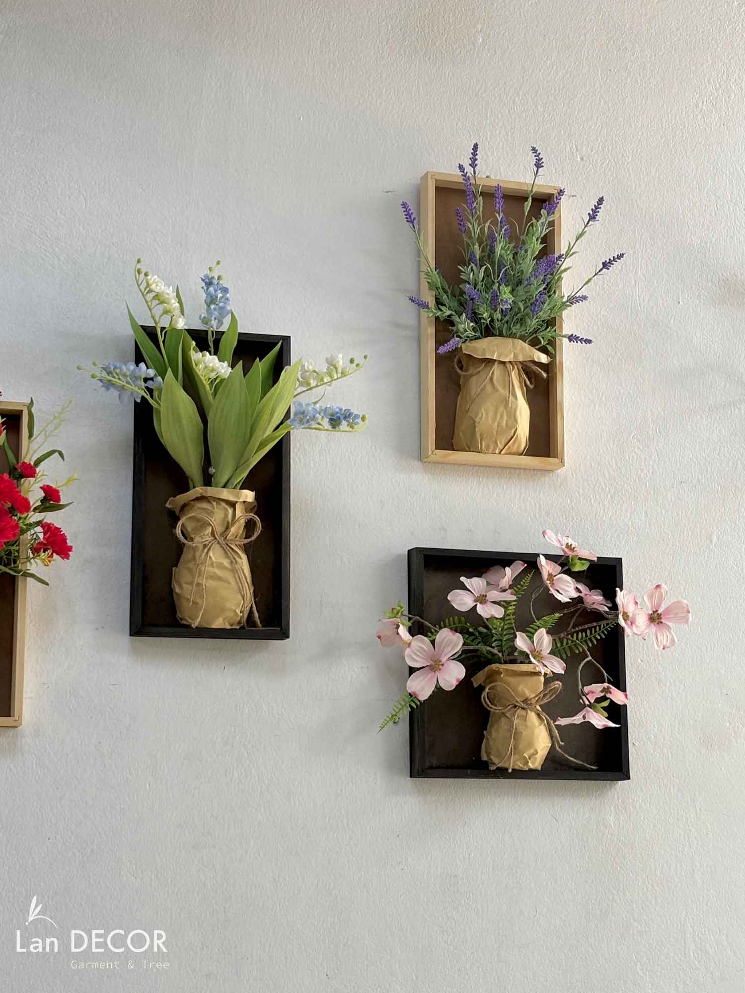 Tranh hoa treo tường phong cách hiện đại- KTH031 (20x40cm)