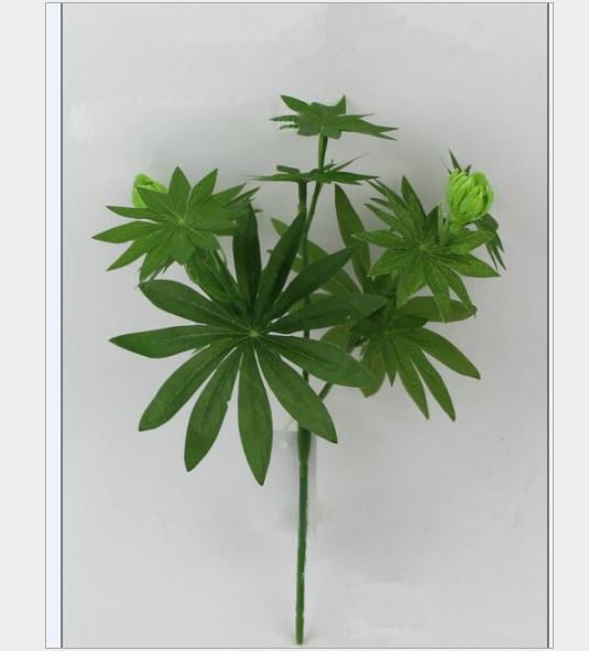 Cành Lá Giả Cắm Bồn Tiểu Cảnh, Cành Lá Xẻ Thùy Trang Trí Tự Nhiên- HC501