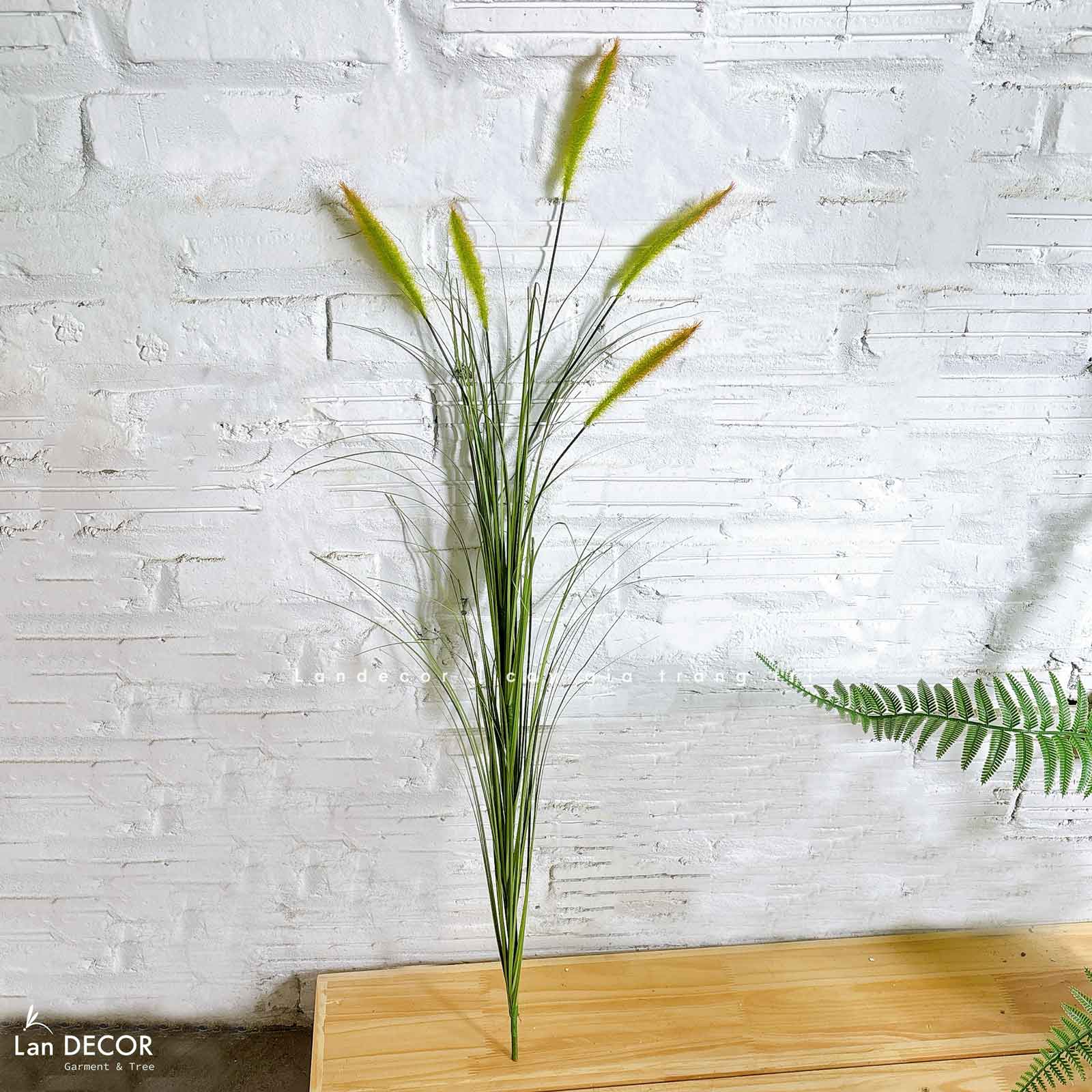 Cỏ Lau Giả- Cành Cỏ Lau Giả Thiết Kế Lan Decor, Trang Trí Kệ Cây, Tiểu Cảnh Lau Giả Quán Cafe Độc Đáo - CC1087
