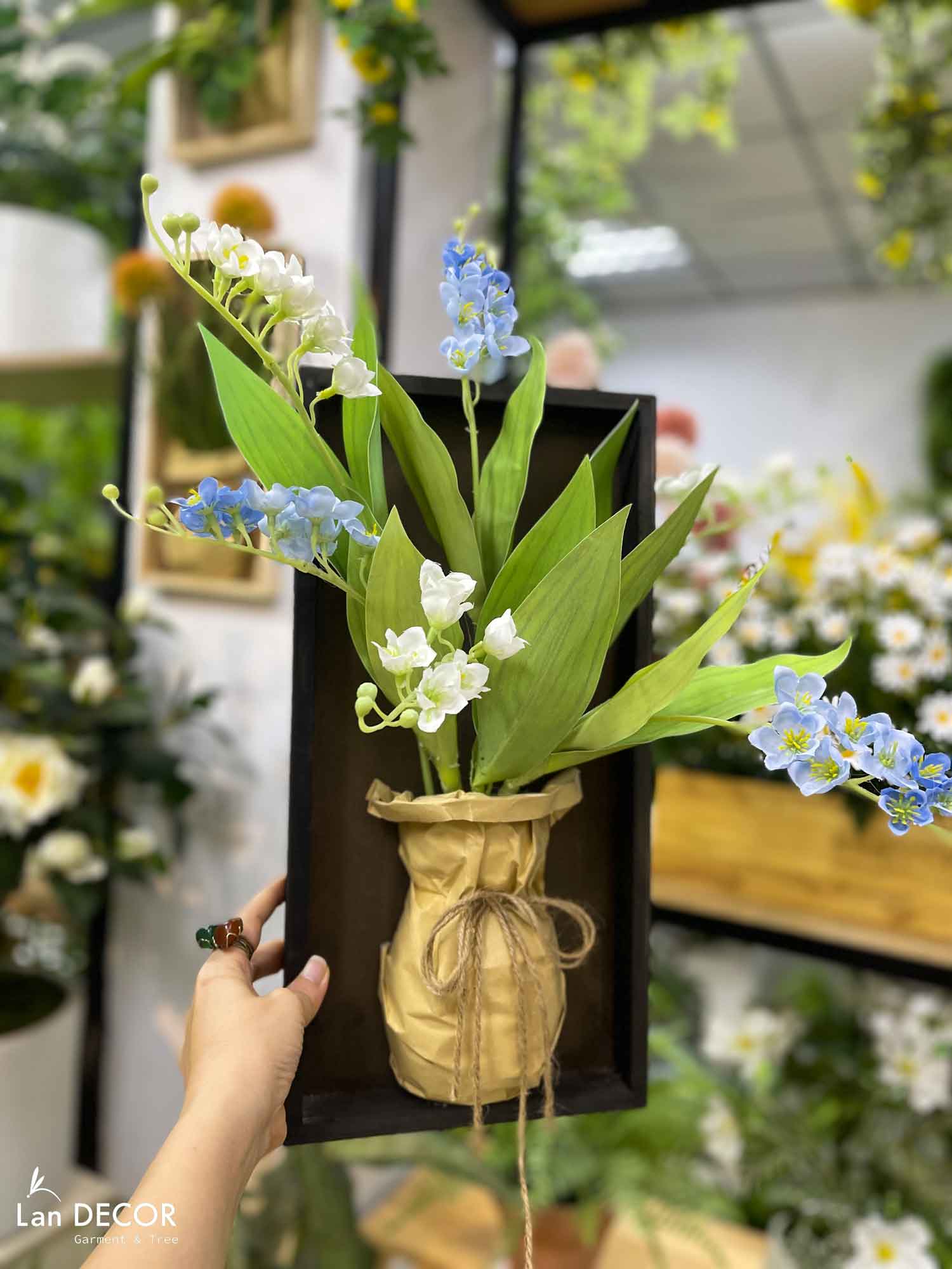 Tranh hoa treo tường phong cách hiện đại- KTH031 (20x40cm)