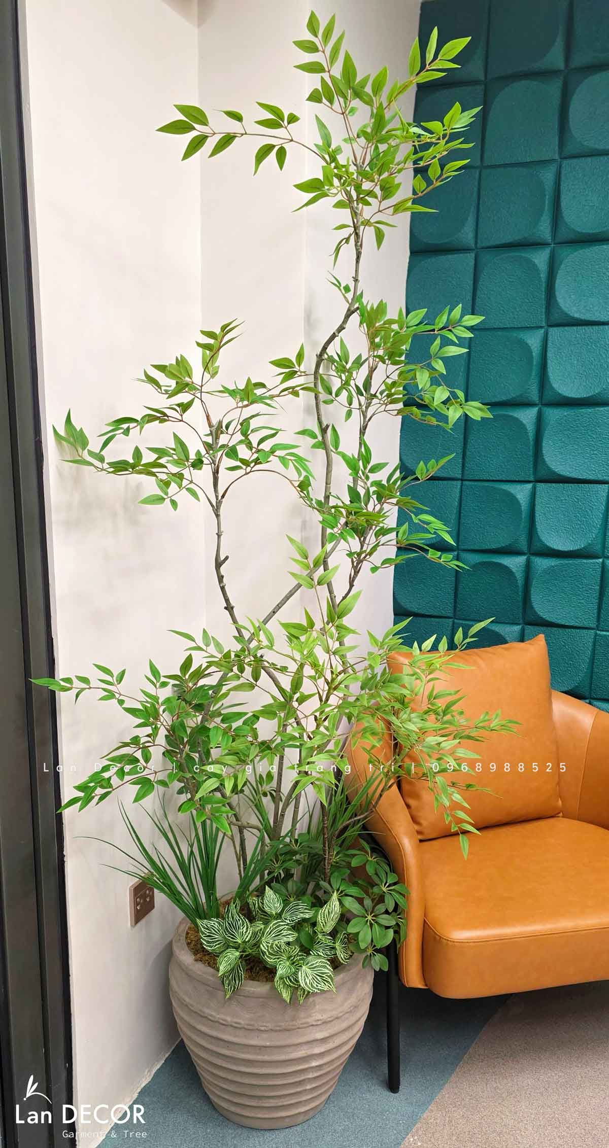 Thiết Kế, Thi Công Tiểu Cảnh Cây Giả, Kiến Tạo Không Gian Xanh Độc Đáo - CT Văn Phòng Hồ Tùng Mậu