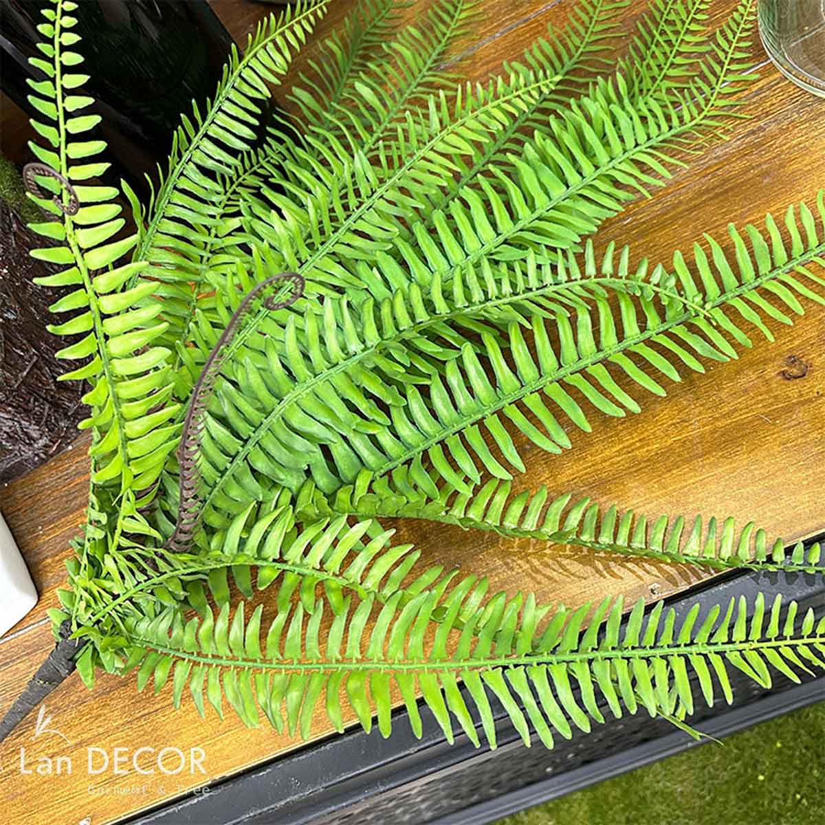 Cành Lá Giả - Cụm Dương Xỉ Cổ Đại Rủ Xanh (95cm)- HC1221-95cm